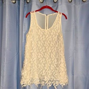 🤍 3/$25 Off white bo ho lace halter 🤍